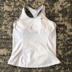 White Nike racerback